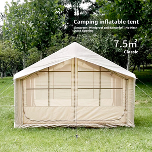 Large Outdoor Family Waterproof Durable Airtight House Travel Air Iatable <b>Tent</b> for Camping - Product Image 5