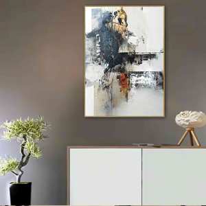 Giá Rẻ Kích Thước Lớn Bức Tranh Trừu Tượng Cho Phòng Khách Tường Vải Với Khung Nghệ Thuật Tranh Sơn Dầu Vải Tường Nghệ Thuật - Product Image 5