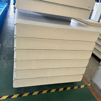 50mm 75mm 100mm 150mm Panneau mural isolé Sandwich Pu Pir Panneau de mousse isolante Panneau de mousse de polyuréthane