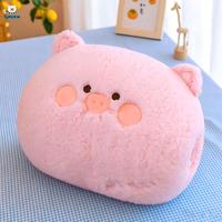 Coussin chauffe-mains en peluche Kawaii, doux en polaire Sherpa, pour l'hiver, personnalisable en forme d'animal