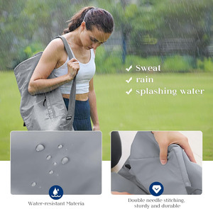 Free sample Sports Yoga Gym Bags for <b>Women</b> with <b>Shoes</b> Compartment Storage Pockets for Yoga Mats Yoga Accessories Large Carry Bag - Product Image 6