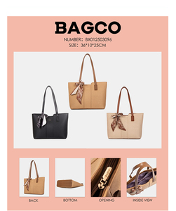 Usine OEM Vente en Gros Nouvelle Arrivée BAGCO Marque 6 Couleurs Grand <span class=keywords><strong>Sac</strong></span> Cabas Épaule avec Ruban <span class=keywords><strong>Sac</strong></span> à Main Femme <span class=keywords><strong>Sac</strong></span> <span class=keywords><strong>Fourre</strong></span>-<span class=keywords><strong>Tout</strong></span> en <span class=keywords><strong>Cuir</strong></span> PU Personnalisé - Product Image 6
