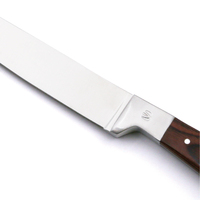 Couteaux à steak professionnels turcs durables en acier inoxydable avec manche en bois Pakka, respectueux de l'environnement