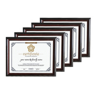 Cadre de certificat classique en or A4 / 8,5x11, cadre photo mural pour diplôme, pour le bureau et l'école