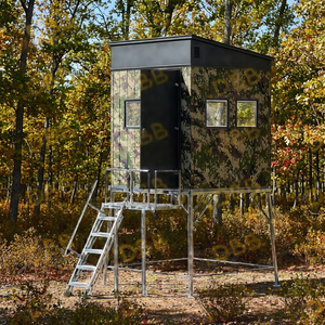Torre de Caza Elevada Impermeable Pro-Series de 6 pies/10 pies con Escalera Antideslizante y Punto de Vista Silencioso para Ciervos - Product Image 6