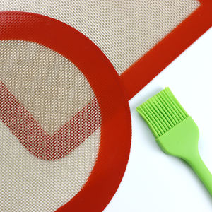 뜨거운 판매 내열성 실리콘 요리 매트 패드 식품 안전 라운드 실리콘 베이킹 매트 세트 피자 - Product Image 2