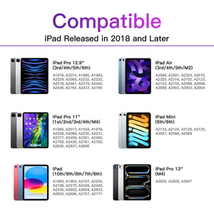 Lápiz Óptico de Plástico Wisoneng para iPad Pro 11/12.9, Carga Magnética, Indicador de Batería en Tiempo Real, Rechazo de Palma, Inclinación - Product Image 5