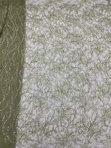 Tessuto in Tulle Ricamato con Paillettes e Pizzo, Disponibile in Vari Colori, Tessuto Premium <span class=keywords><strong>per</strong></span> Abiti da Sera Femminili - Product Image 3