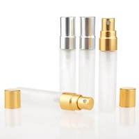 Botol Semprot Tabung Kaca Mini Saku 5ml 10ml Leher Sekrup Botol Parfum Isi Ulang Kemasan Kosmetik Perjalanan