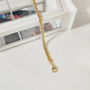 สร้อยคอทองคำแท้ 18k ลายเรขาคณิตคลาสสิกสไตล์ฮิปฮอปแบบไมอามี ยี่ห้อ Xinfly สำหรับผู้ชายและผู้หญิง - Product Image 4