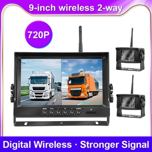 Wireless Backup <b>Camera</b> 9 Inch LCD Monitor Night Vision Parking System DVR Recorder 12V-24V for Truck Trailer Bus Wireless-9-x38 - Product Image 6