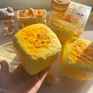 Assorted Milk Biscuit <b>Squishy</b> Toy Set Slow Rising Simulation Snack Squeeze Toy Decompression Toy for Souvenir & Gift - Product Image 5