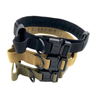 Langlebiges Outdoor-Taktisches Hundehalsband für Große Hunde Explosionsgeschütztes Punch-Halsband mit Verstärkter Hundeleine Haustier-Reisetasche - Product Image 3