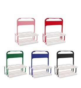 Portable 8-Slots Plastic Bike Rack Modern Design Foldable Reusable Eco-Friendly Waterproof Sports <strong>Drink</strong> <strong>Stand</strong> Wine Camping - Product Image 6