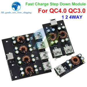 QC4.0 QC3.0 1 2 4-Wege-USB-Typ-C-Handy-Schnellladeadapter 6-35V Step-Down-Buck-Boost-Modul SW3518 / SW3516 - Product Image 4