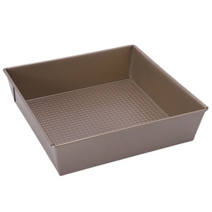 Square Honeycomb Baking Pan Light Gold Cake Pans Oven Safe For Toast Bread Cake Baking Trays Wholesale - Product Image 4