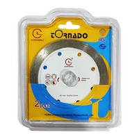 Lame de scie circulaire en diamant nitruré industrielle directe d'usine 4,5 pouces 114 mm à bord continu, disque de coupe et de meulage à haute efficacité