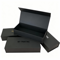 Boîtes rigides en carton gris pour lunettes de vue, avec fermeture magnétique, logo personnalisable par le fabricant, pour parfum et cosmétiques