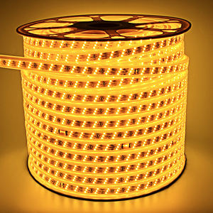 Bande lumineuse <span class=keywords><strong>LED</strong></span> 2835 à 3 lignes, 220/230V, étanche, 180LED/m, <span class=keywords><strong>ruban</strong></span> avec prise interrupteur, blanc chaud, <span class=keywords><strong>bleu</strong></span>, décoration d'intérieur - Product Image 3