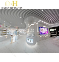 Vitrine de présentation de cosmétiques personnalisée, présentoir de maquillage, mobilier cosmétique pour la présentation de cosmétiques