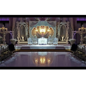 Los mejores marcos traseros para escenario de boda Calgary Glorious Wedding Stage Back Frames Decoración Western Wedding Back Stage Frame Decor - Product Image 1