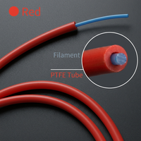 Tube PTFE pour alimentation en filament d'imprimante 3D, 4 mm de diamètre extérieur, 2,5 mm de diamètre intérieur, résistant aux hautes températures, tube Bowden