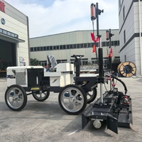 Machine de nivellement laser intelligente avec contrôle de l'élévation et planification du site