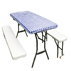 <span class=keywords><strong>Mantel</strong></span> impermeable azul/blanco para mesa de pícnic, <span class=keywords><strong>mantel</strong></span> ecológico pesado para el hogar - Product Image 1
