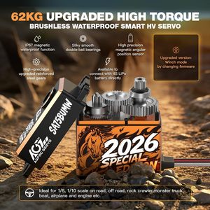 Agfrc Sa75bumw 62Kg Brushless Rc เซอร์โวมอเตอร์ 0.092 วินาทีความเร็วสูงเกียร์โลหะเต็มรูปแบบตั้งโปรแกรมได้อัจฉริยะสำหรับยานพาหนะ Rc - Product Image 5