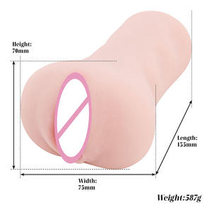 Handheld Vagina Realistische 3D Pocket Pussy <span class=keywords><strong>Medical</strong></span> TPR Männlicher Mastur bator Cup TPE Mastur batoren für Vagina - Product Image 6