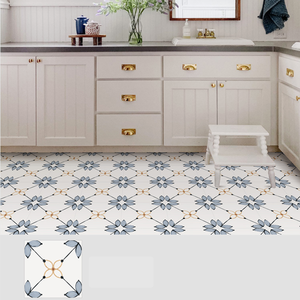 Tem dán sàn vinyl chống thấm tự dính PVC dày 1mm, dùng trong nhà, thiết kế kiểu gạch - Product Image 2