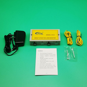 Bracelet antistatique HZR 518-2 avec moniteur en ligne double alarme automatique ESD - Product Image 4