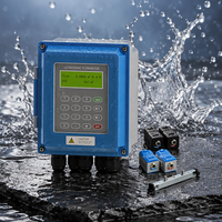 Medidor de Flujo Ultrasónico Digital de Inserción RS485 Montado en Pared Yheng DN15-700 para Agua Caliente