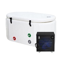SUNTREE 3 ℃   Refroidisseur de Bain de Glace 1HP, Chauffe-eau Chaud et Froid, Contrôle WIFI, Pompe de Circulation Intégrée, Lampe UV, Filtre Externe