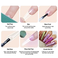 48 unids/bolsa de prensa en las uñas ataúd puntas de uñas transparente cubierta completa uñas artificiales medio mate Prensa en puntas falsas de bailarina larga