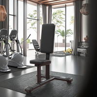 Prix de gros Banc plat en métal Tabouret de fitness Banc d'haltères pliable Taille personnalisée pour la musculation