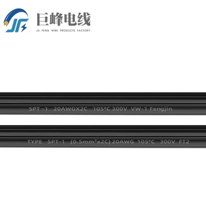 Cable Eléctrico SPT-2 16AWG Negro, Cable Paralelo Doble 105 ℃   Cable de Alimentación Paralelo para Iluminación Automotriz y Electrodomésticos - Product Image 5