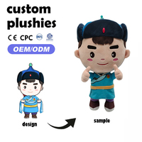 Animales de Peluche Personalizados, Juguete de Peluche Súper Suave, Relleno de Algodón PP, Ecológico, Lindos Accesorios de Vaca, Mono y Panda para Niños, Regalos