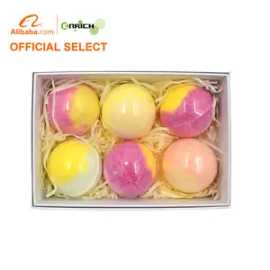 Wholesale Private Label Handmade New Arrivals OEM Customized Vegan Organic Gift Set Bath Bomb