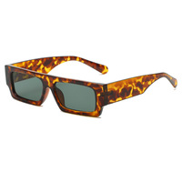 Lunettes de soleil carrées vintage tendance UNOC, verres PC UV400, rose/blanc/jaune/rouge, verres personnalisables, lunettes de mode unisexes