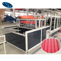 Ligne de production de tuiles de toit de couleur émaillée en plastique ASA PVC ondulé haute performance Sevenstars