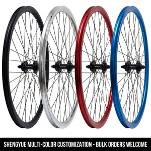 Jeu de roues de vélo <span class=keywords><strong>VTT</strong></span> SY <span class=keywords><strong>26</strong></span>" 27.5" 29" – Roues avant et arrière 7-11 vitesses en alliage d'aluminium pour freins à disque - Product Image 2