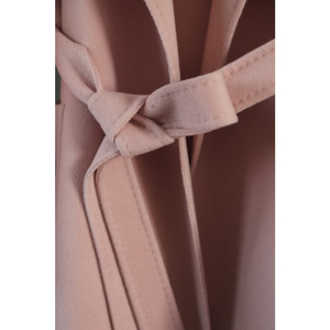 <span class=keywords><strong>Cappotto</strong></span> Invernale di Lusso da <span class=keywords><strong>Donna</strong></span> con Collo in Vera Pelliccia di Volpe, Stile con Cintura, in <span class=keywords><strong>Cashmere</strong></span> - Product Image 3