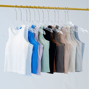 Nueva ropa de Yoga Lulu, Chaleco corto deportivo, ropa de costilla de punto de alta elasticidad, Top de Yoga Lulu, ropa interior cómoda de nailon Lulu con almohadilla para el pecho - Product Image 3