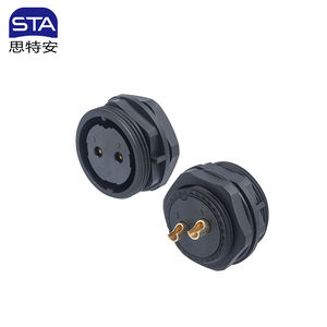 مقبس توصيل SP28 للطيارين IP68 خلفي <span class=keywords><strong>2</strong></span>/<span class=keywords><strong>3</strong></span>/4/5/6/7/9/10/12/14/16/19/22/دبوس مقبس توصيل كابل كهربائي - Product Image 2