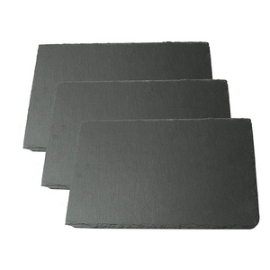 BBQ Black Slate Tray Food Catering Serving Plates Rectangle Slate Cheese Board - Product Image 6