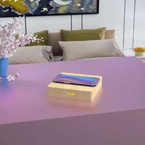 New Arrival xách tay retro đồng hồ kỹ thuật số với bộ sạc không dây sản phẩm khuyến mại ý tưởng quà tặng của công ty - Product Image 5