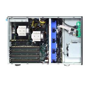 Serveur tour H5230 4U à 2 cartes GPU, 2x processeur Intel 6530 32C/64T 2.10GHz TDP 270W, 4x32GB DDR5, 2x 960G SATA SSD en stock - Product Image 1