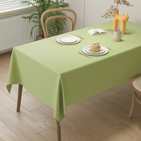Nappe de luxe en similicuir d'agneau, imperméable et résistante à l'huile, texture cuir, pour table basse, table à manger, bureau, hôtel, banquet