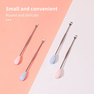 LMLTOP Atacado Adulto Cureta De Orelha Rosa Lidar Com Aço Inoxidável Seguro Sliver Lihgted Gracey Cureta B0763 - Product Image 6